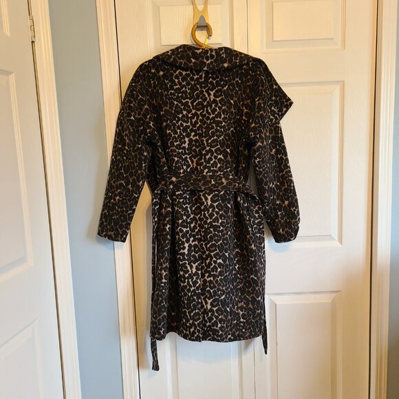 Leopard print wrap coat - Picture 7 of 7